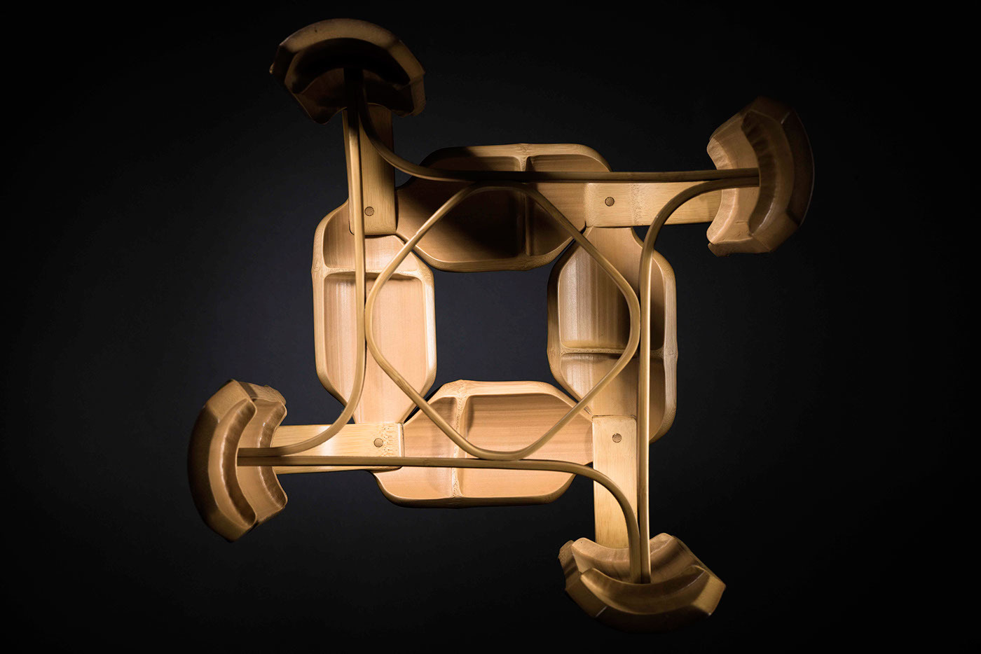 Delicate，Bamboo，stool，originality，Design，