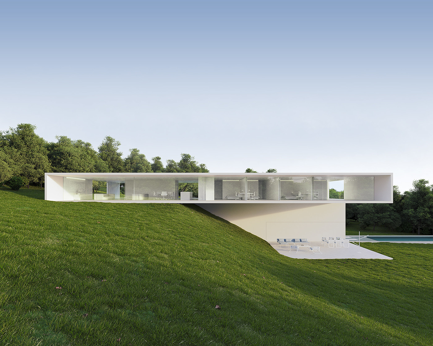 house，zagaleta，Simplicity，French window，modern，