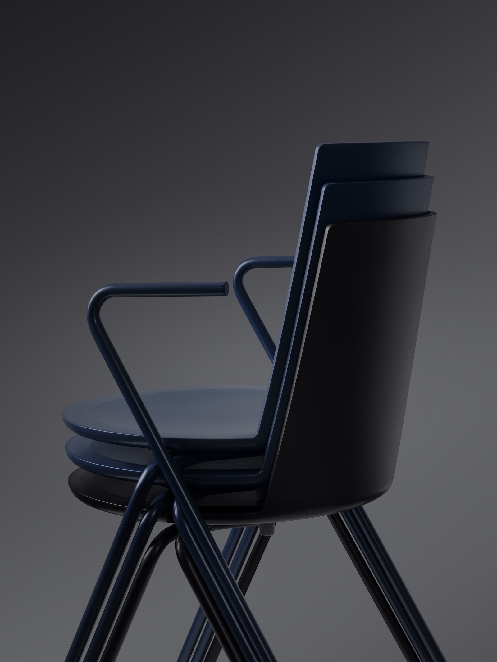 chair，polypropylene，Minimalism，comfortable，geometry，
