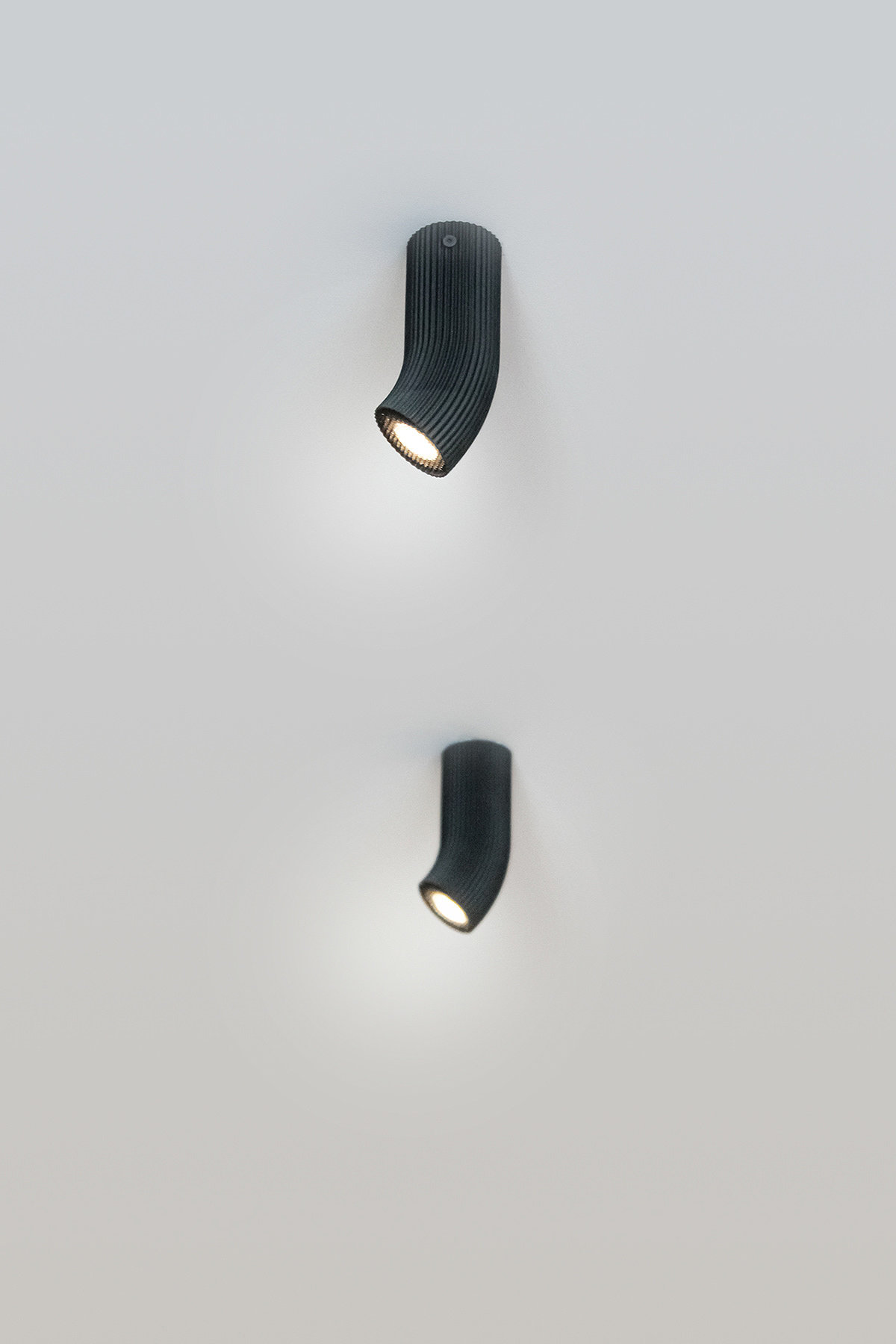 lamp，3D printing，Organic，black，Simplicity，
