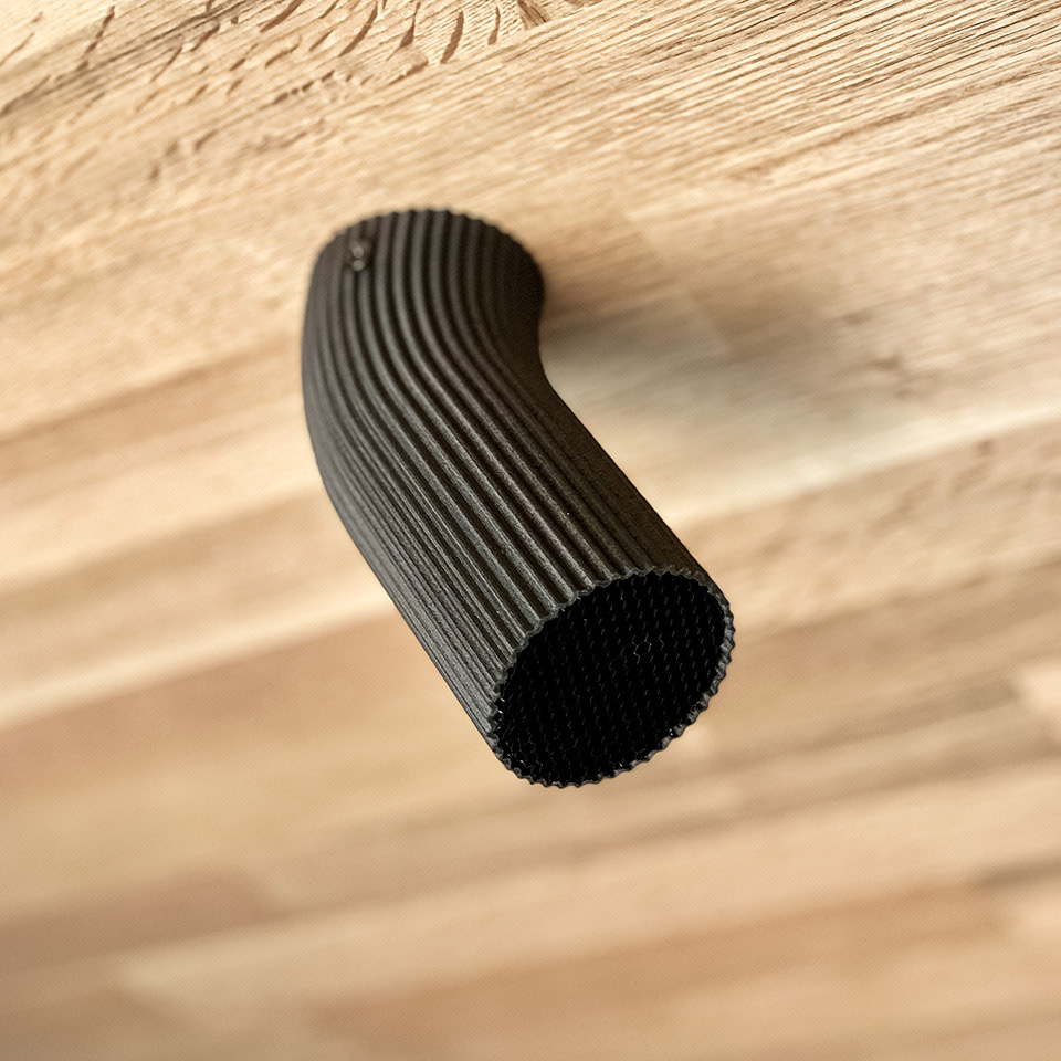 lamp，3D printing，Organic，black，Simplicity，