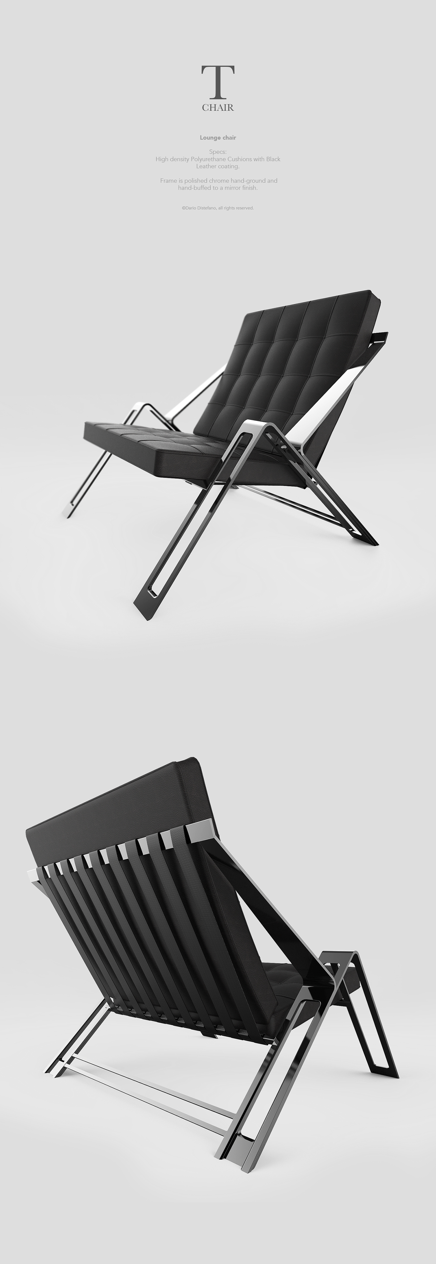 Chair design，Black and white grey style，Simple and generous，Furniture products，product design，