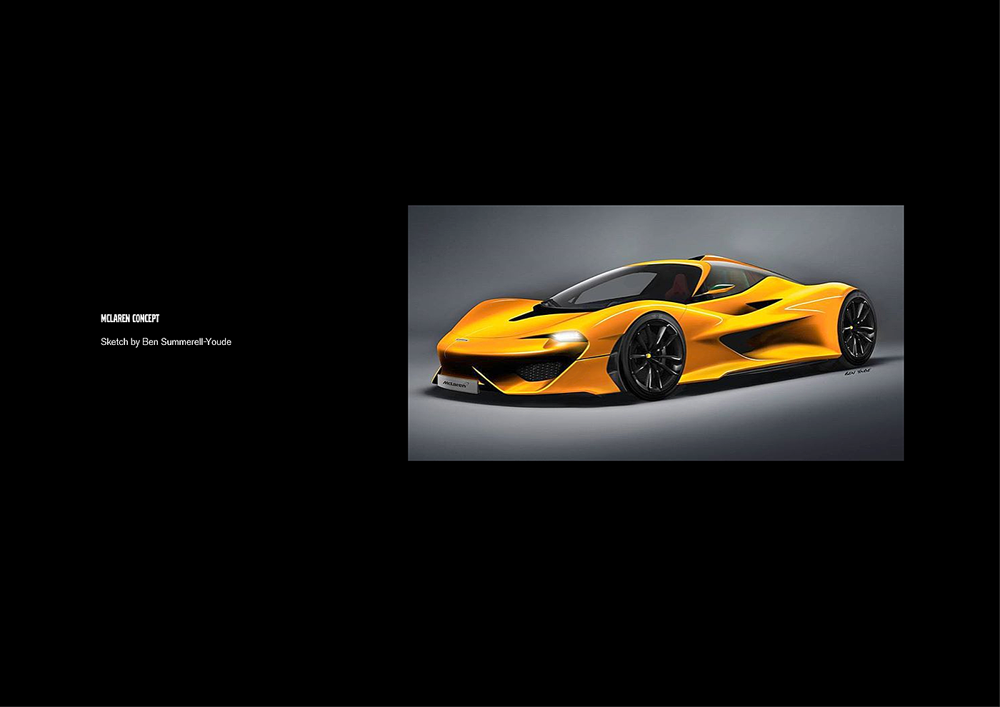 McLaren concept car，mclaren，Realtime CGI - Look，