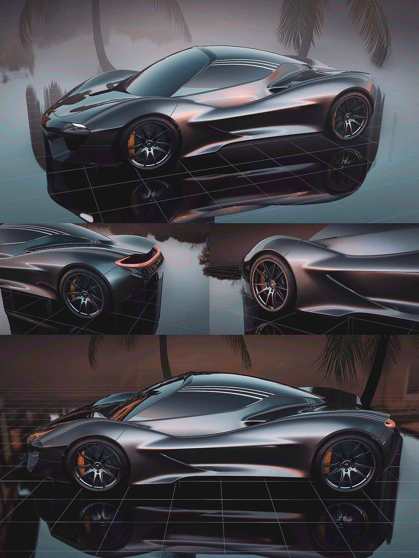 McLaren concept car，mclaren，Realtime CGI - Look，