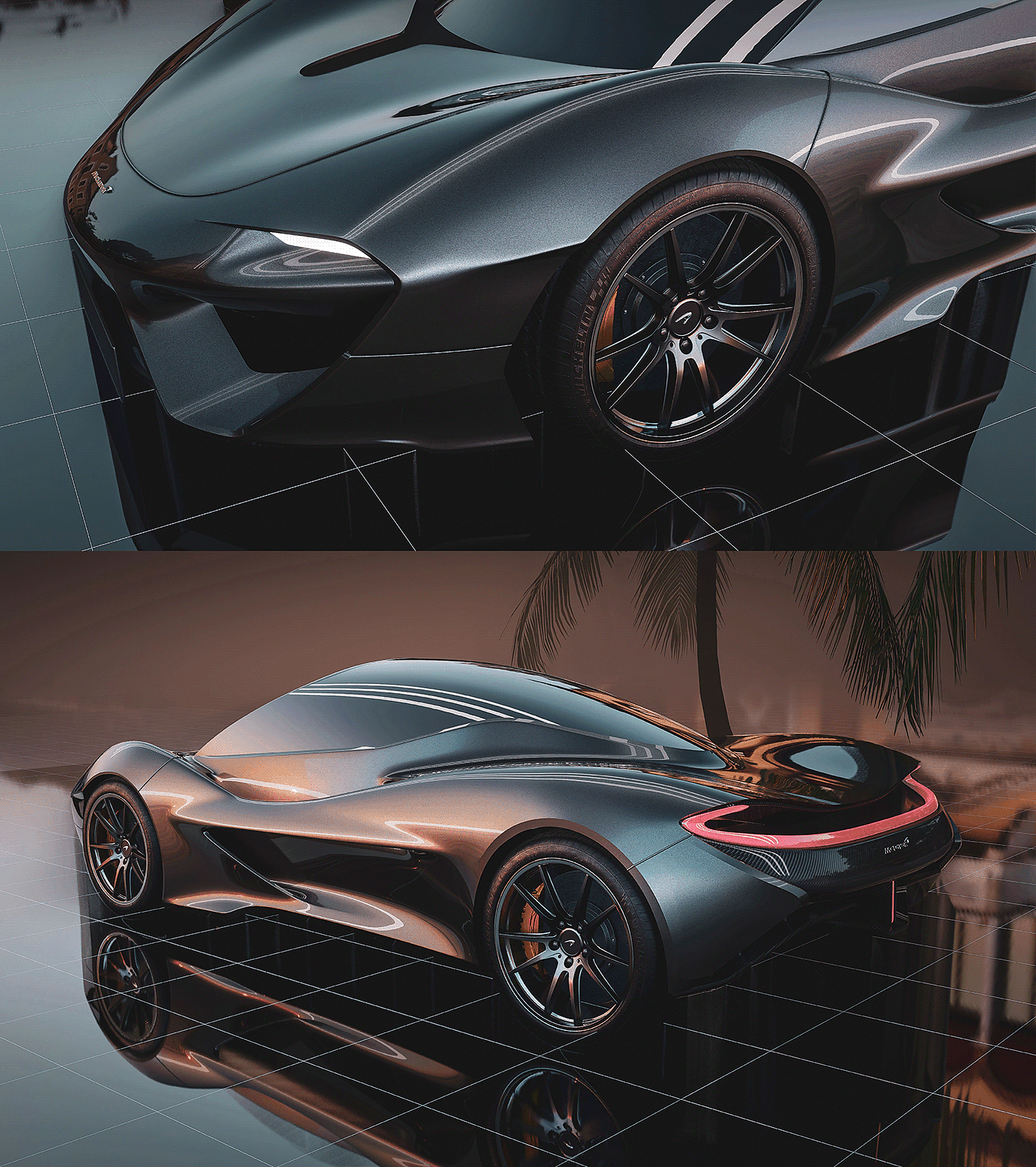 McLaren concept car，mclaren，Realtime CGI - Look，