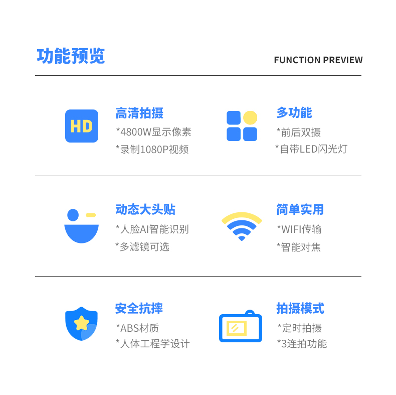 Children's camera，Children's electrical appliances，Toys，Children's camera，