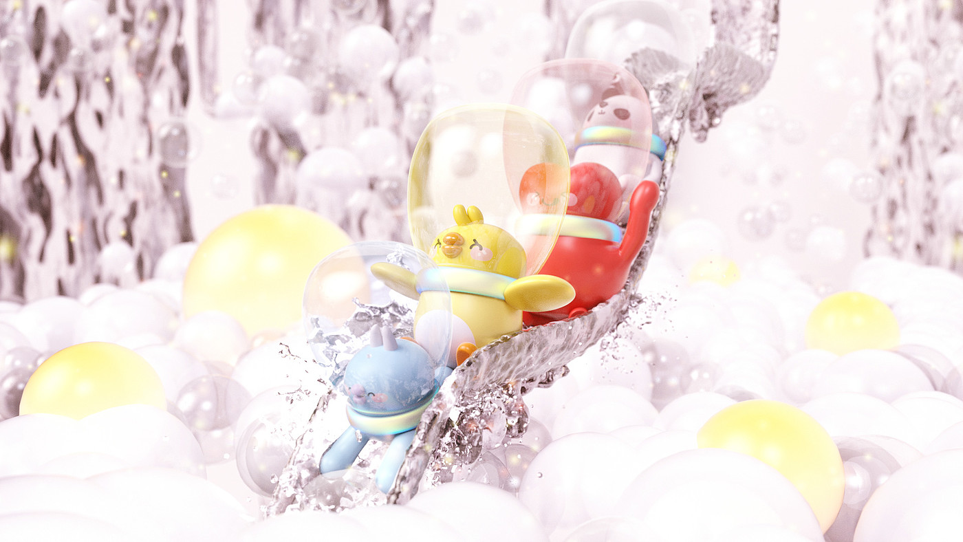 Light bulb:，colour，skin care products，lovely，Childlike interest，
