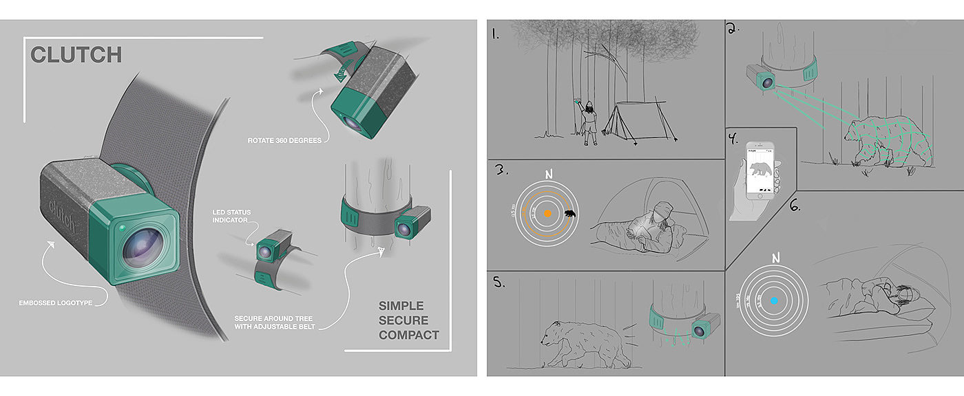 camping，field，a burglar alarm，monitor，wild animal，