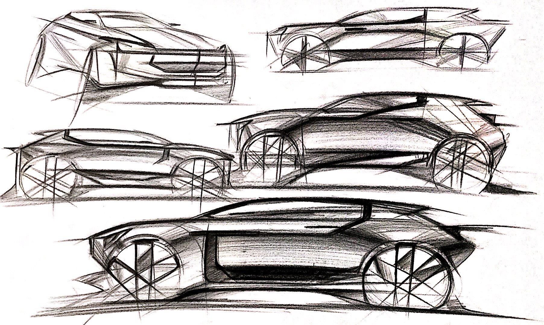 Industrial design, hand drawn，