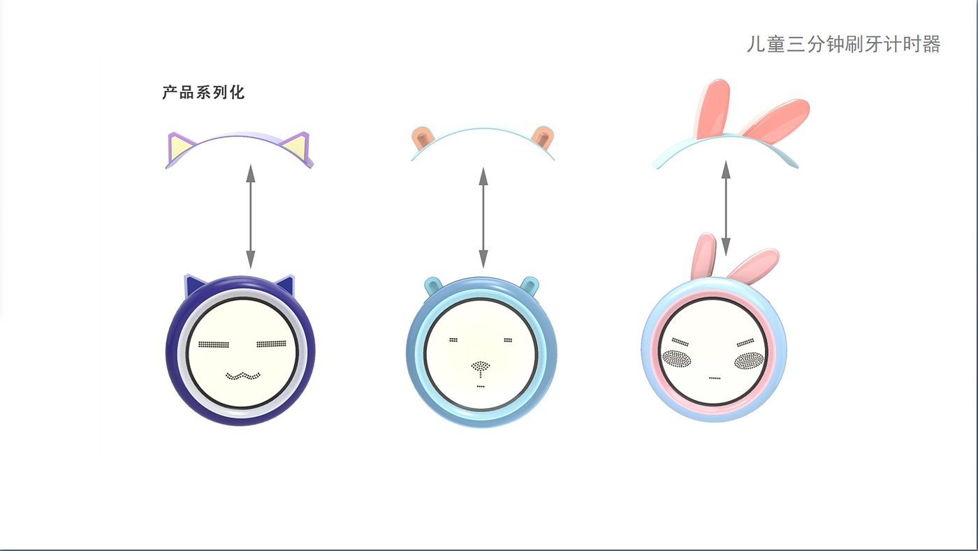 儿童，计时器，刷牙，系列化，卡通，消毒，牙刷，