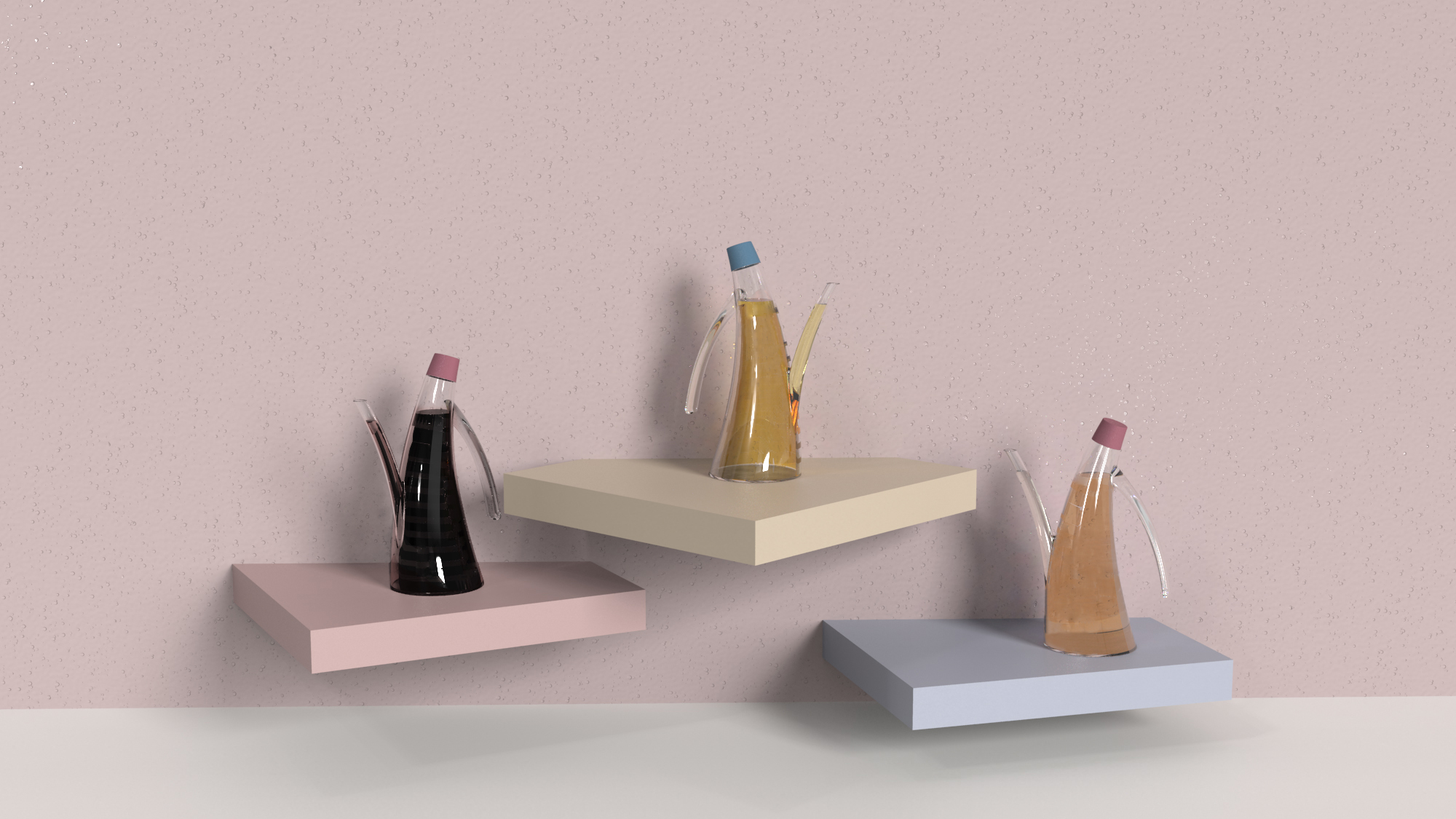 Oil pot，Soy sauce bottle，