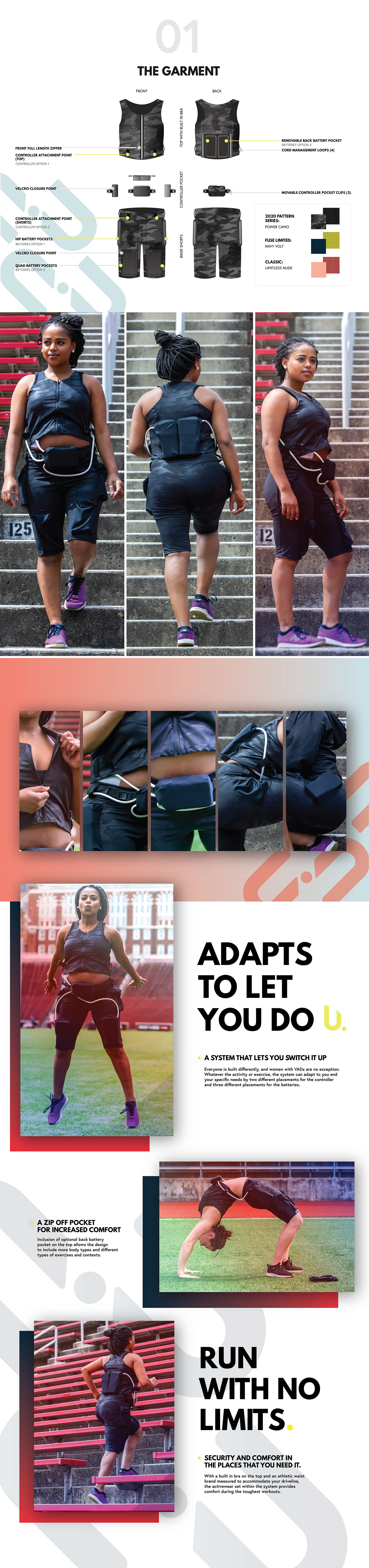 Athletic Wear，motion，fuse，Fuse VAD sportswear system，
