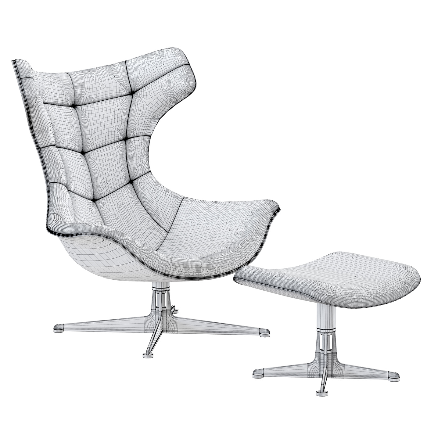 3D modeling，Render，chair，