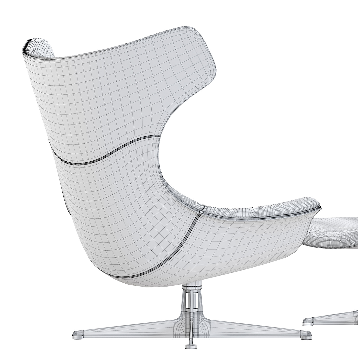 3D modeling，Render，chair，