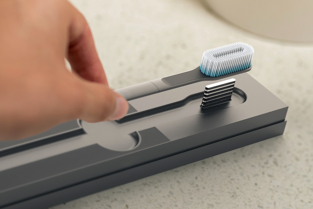 toothbrush，charge，Dylan Fealtman，SuperBlue，silica gel，