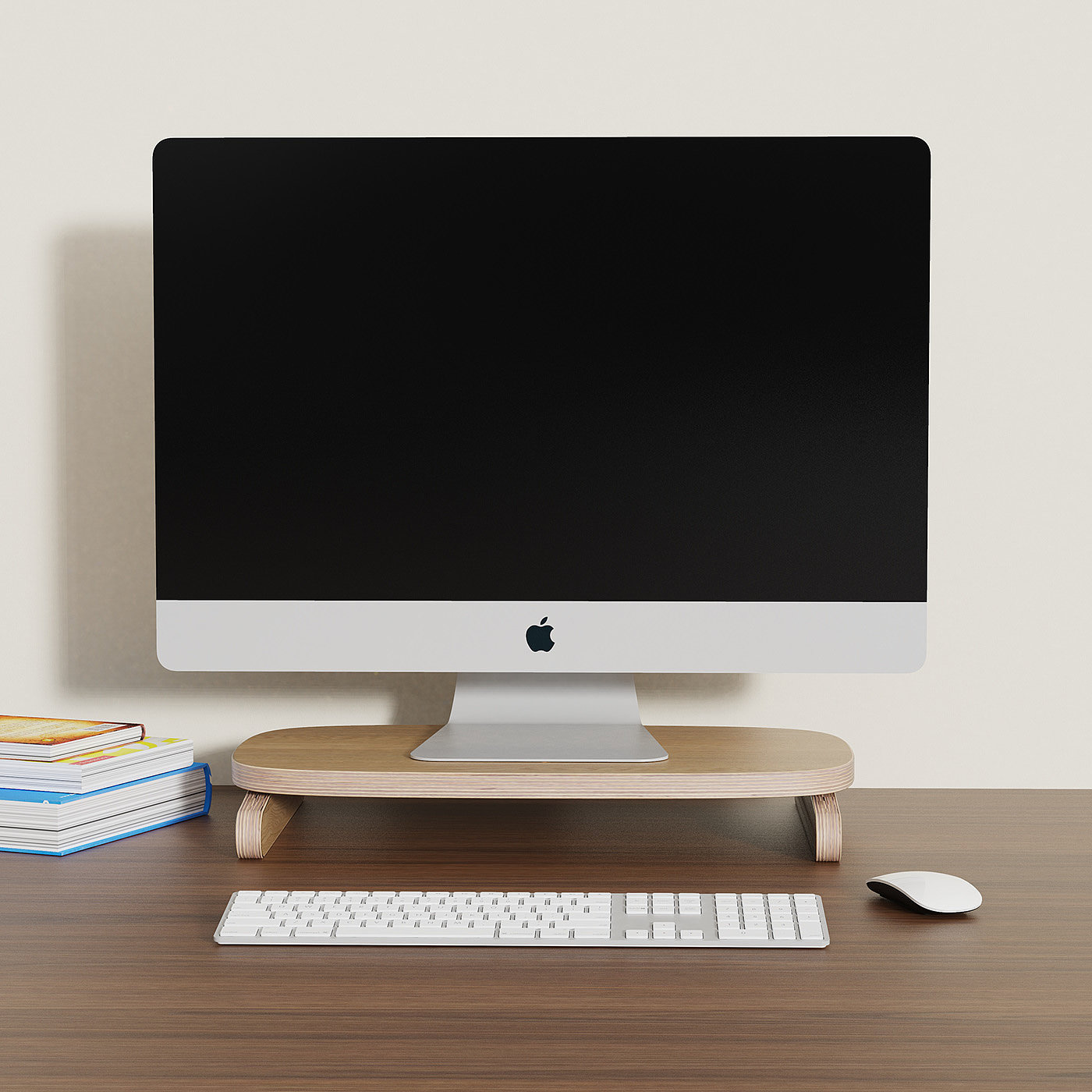 Computer stand，wooden ，Art，Northern Europe，Simplicity，