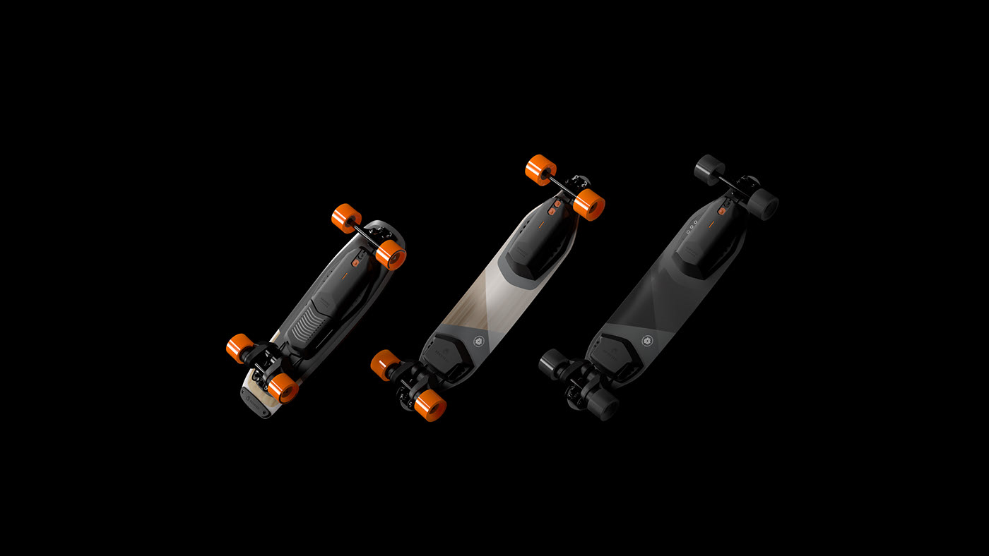 Video design，Skate，Electric，3d，Long board，Particle simulation，