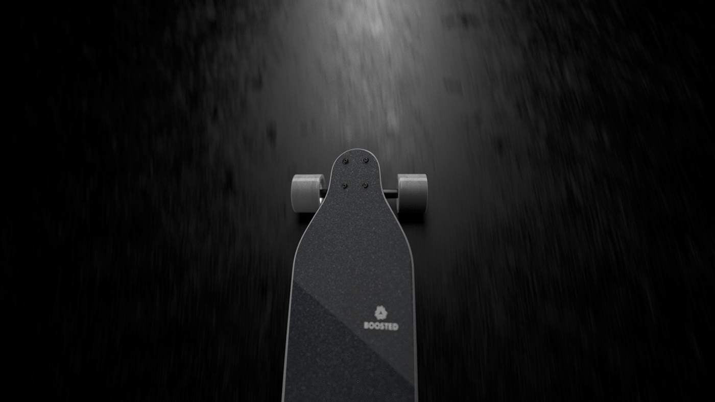 Video design，Skate，Electric，3d，Long board，Particle simulation，