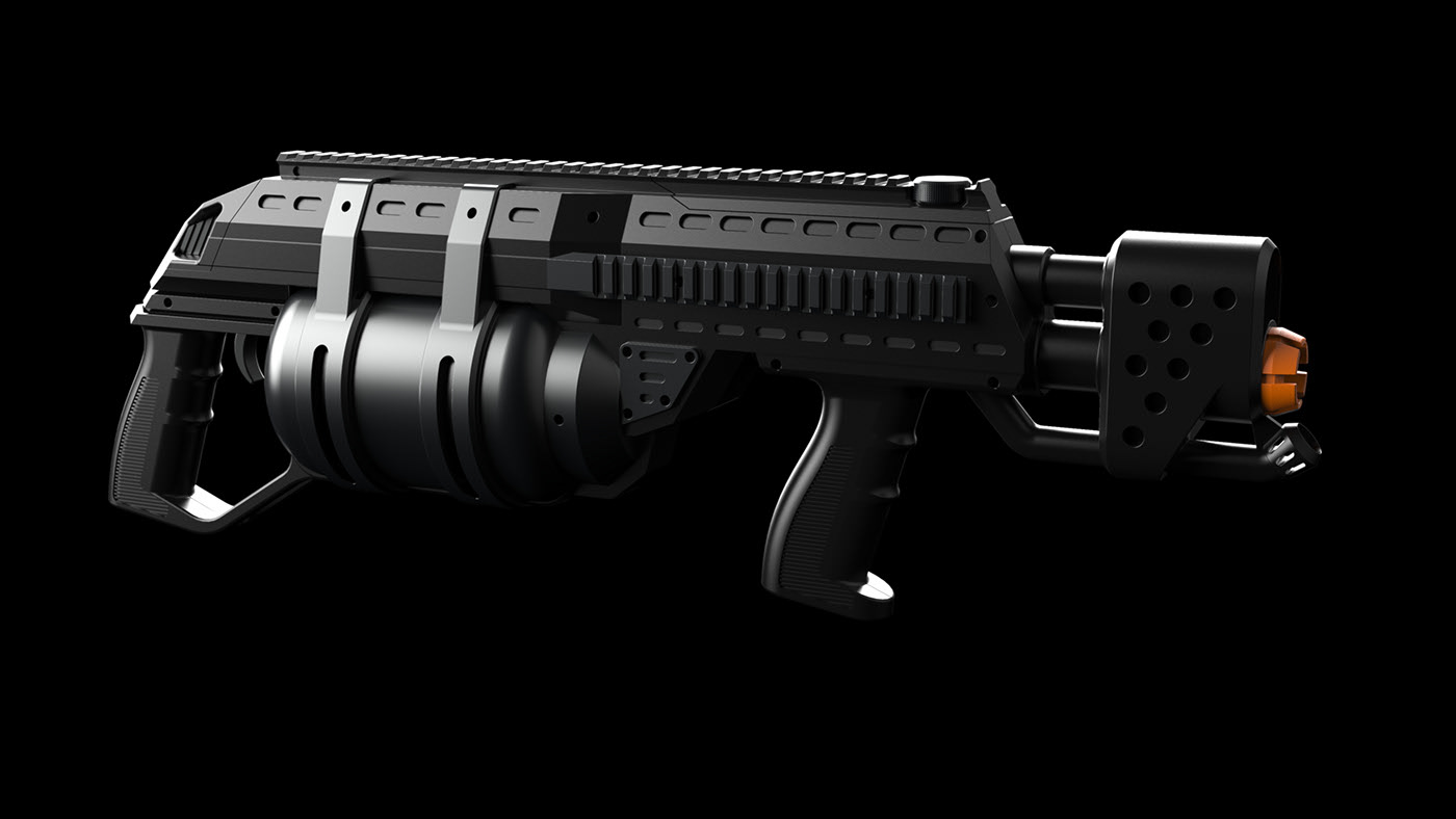 gun，sketch，prototype，black，