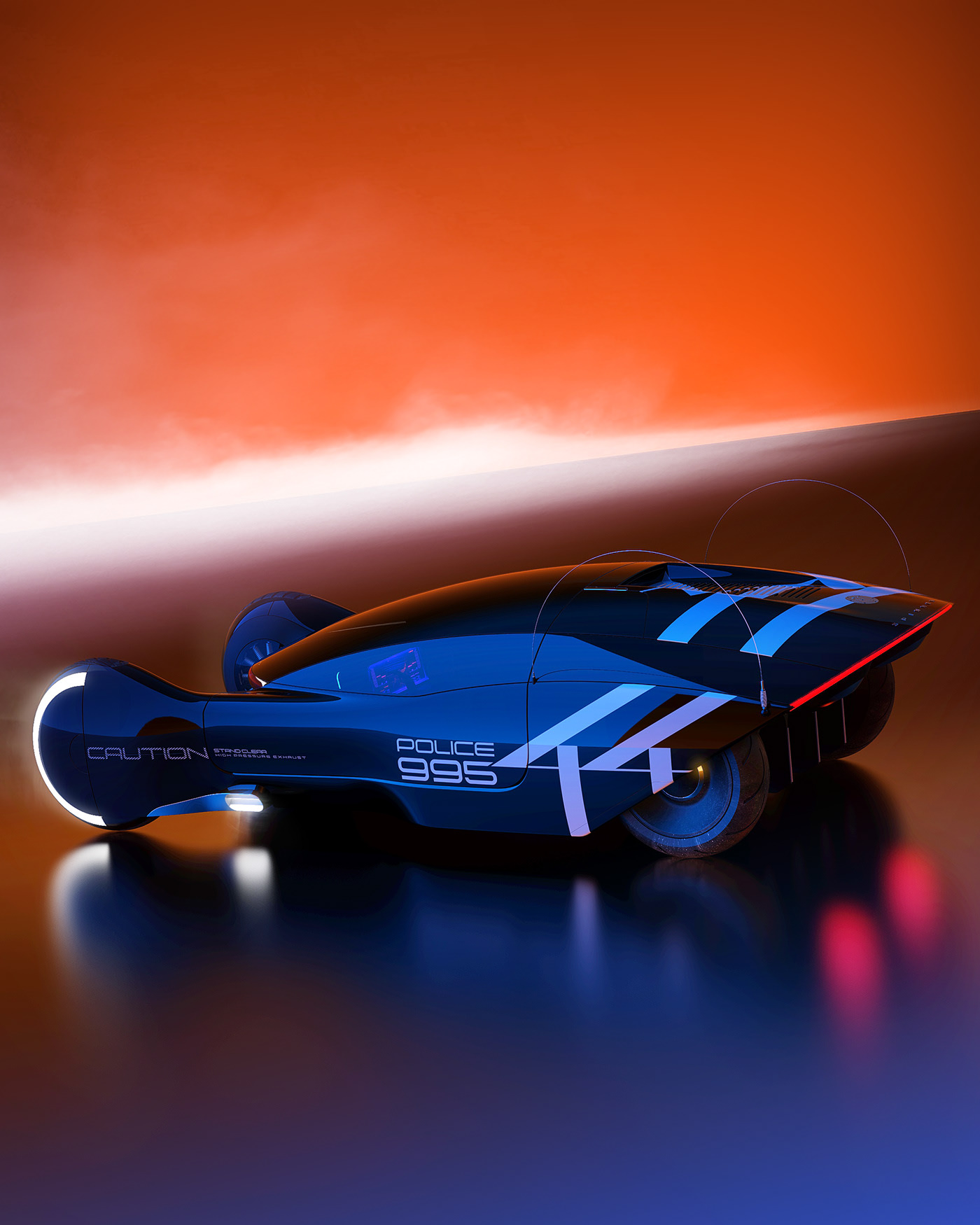 Sports car，cgi，3d，Render，