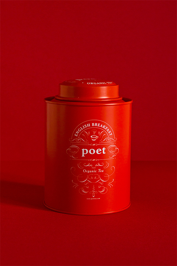 诗人，包装，茶叶，盒子，设计，