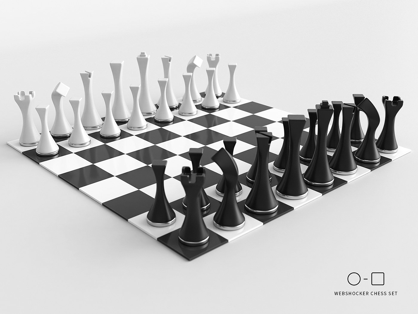 Circle to Square，chess，Chess set，