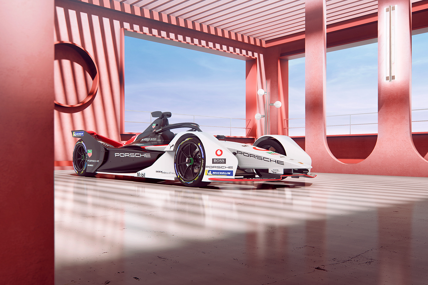 Porsche 99x，FORMULA E，Render，