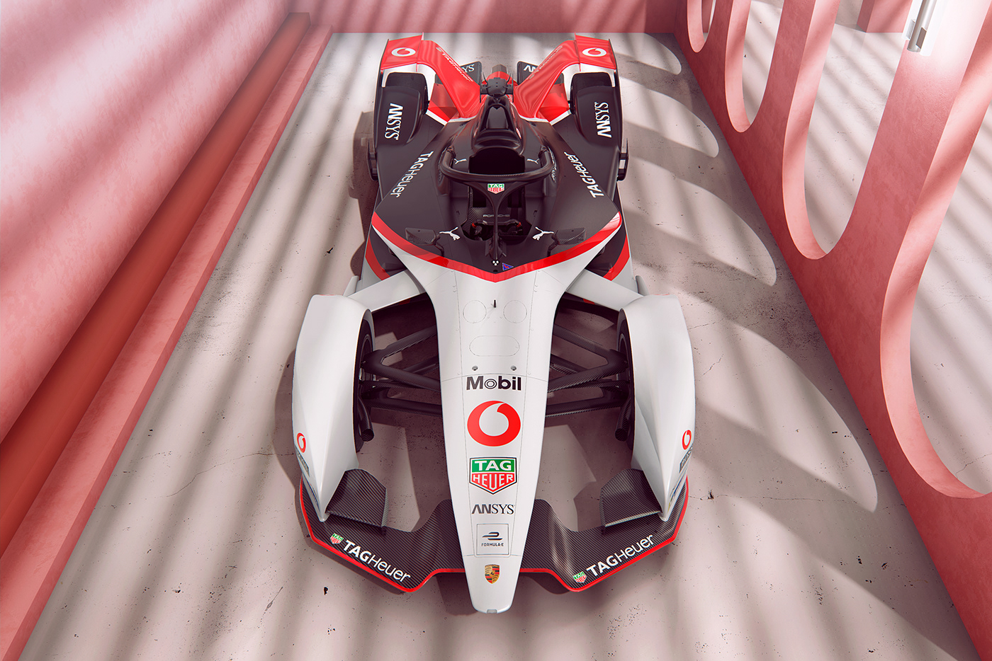 Porsche 99x，FORMULA E，Render，