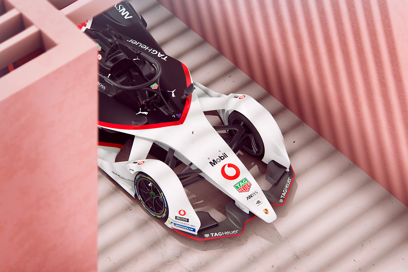 Porsche 99x，FORMULA E，Render，
