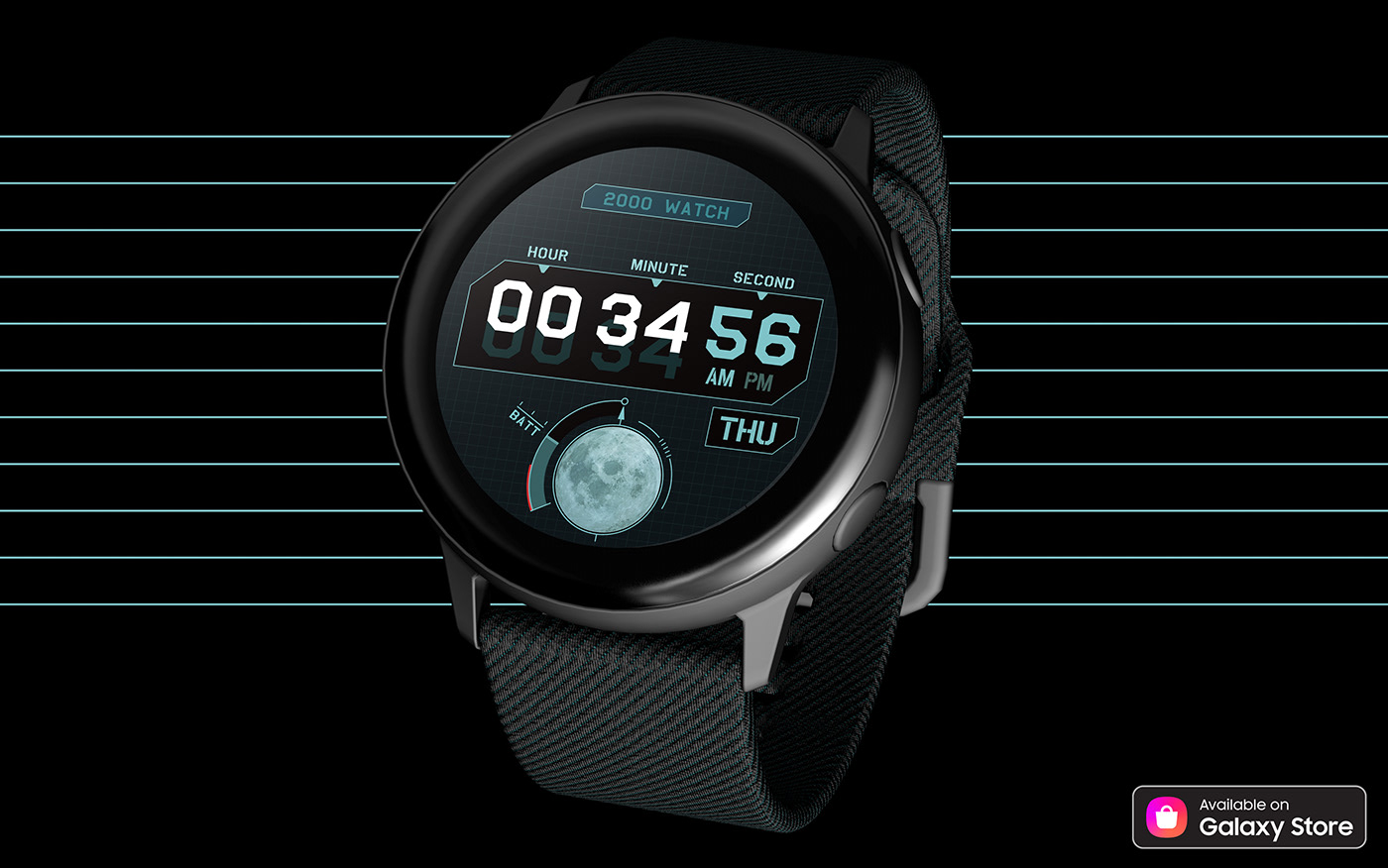 Samsung Galaxy，Wrist watch，Dial design，