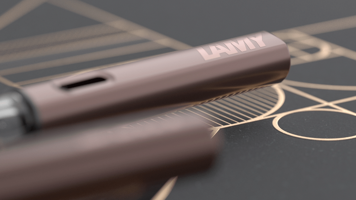 Lamy LX Brown，Pen，Render，