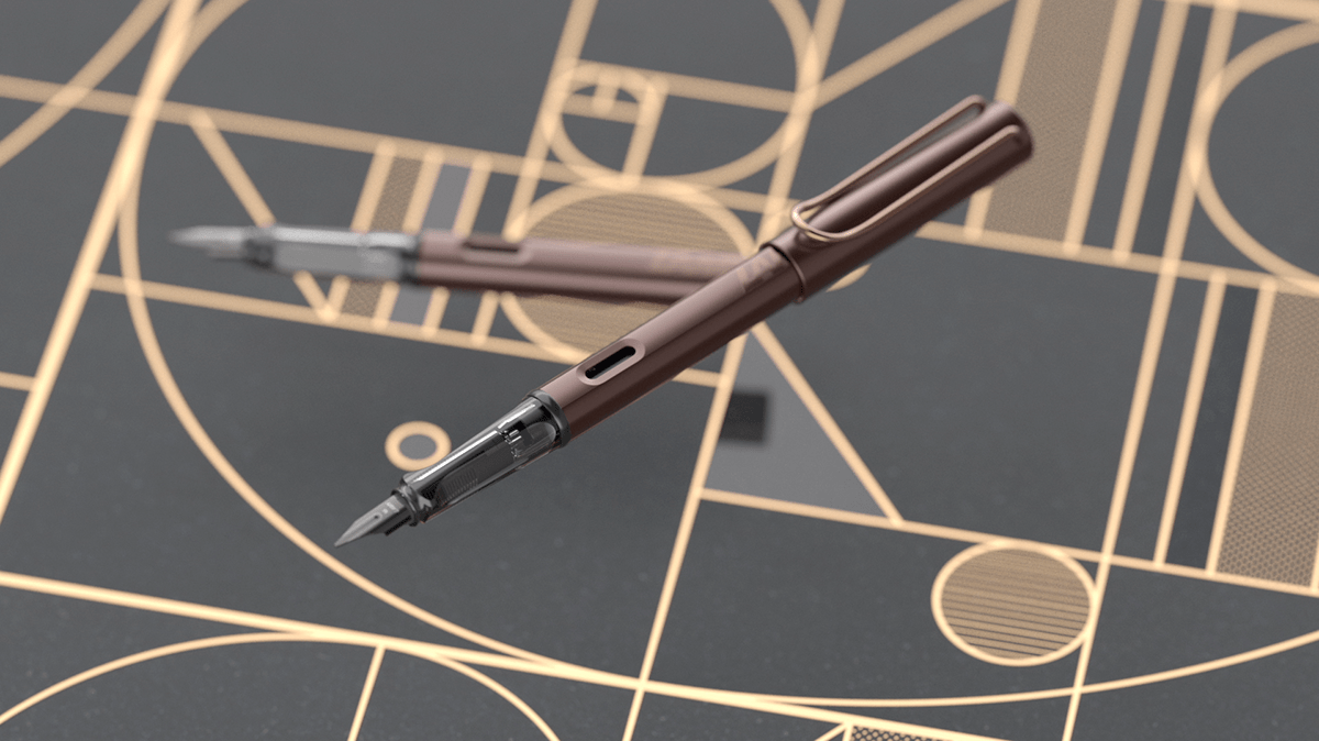 Lamy LX Brown，Pen，Render，
