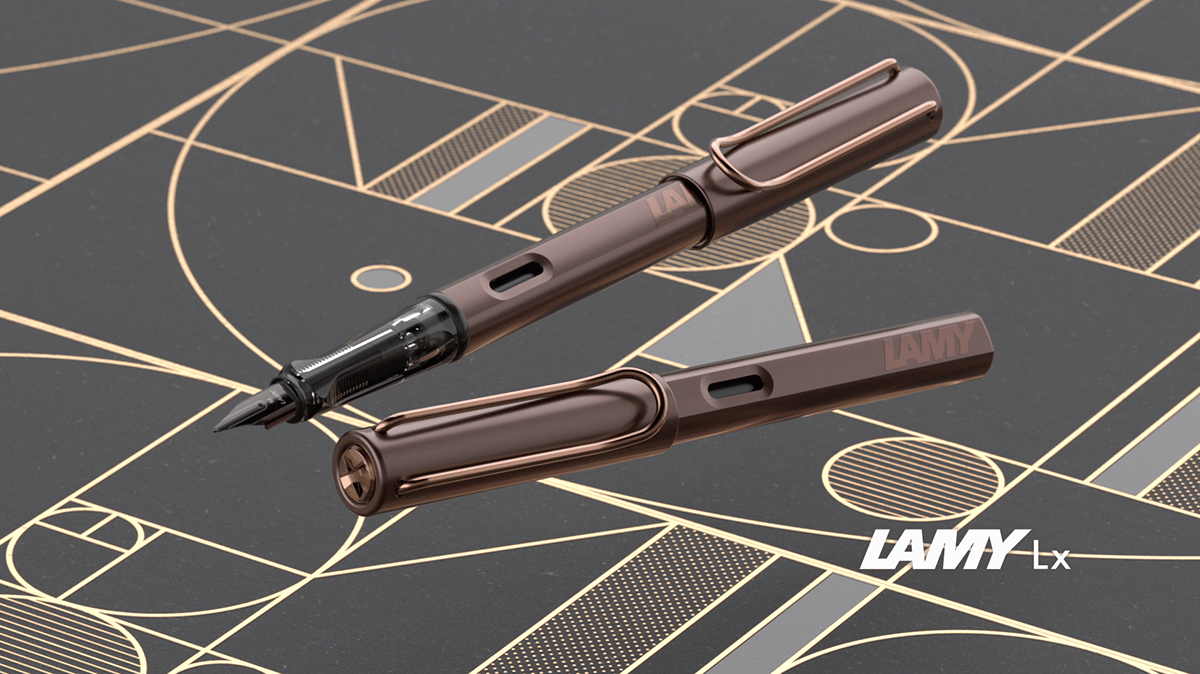 Lamy LX Brown，Pen，Render，