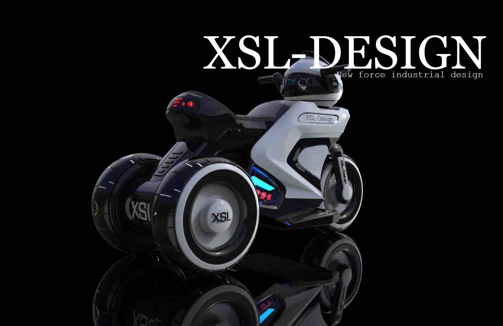 Children's Toys，industrial design，Children's motorcycle，