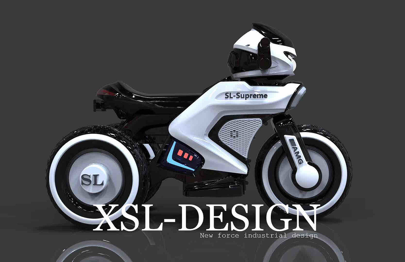 Children's Toys，industrial design，Children's motorcycle，