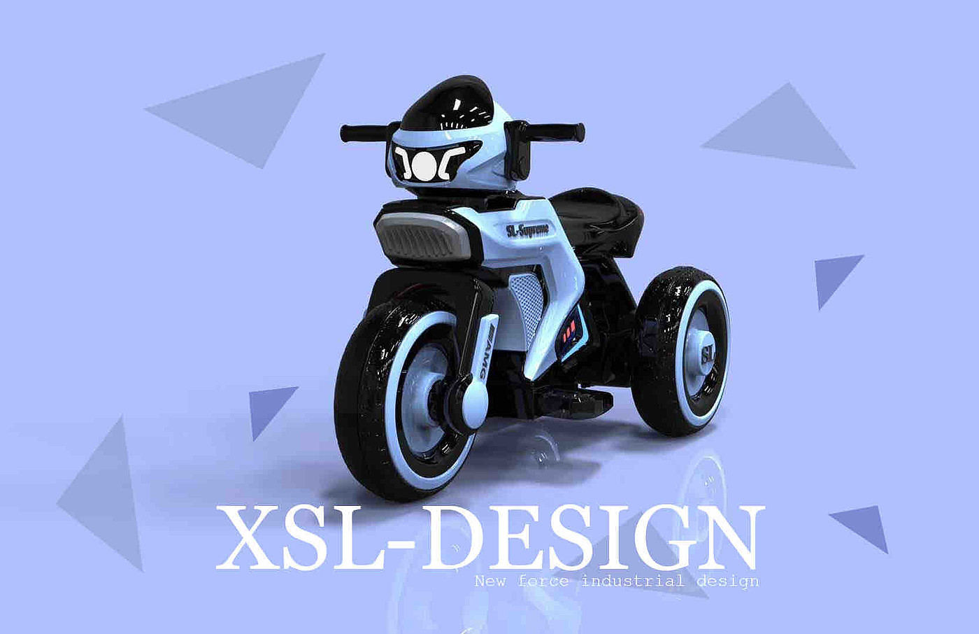 Children's Toys，industrial design，Children's motorcycle，