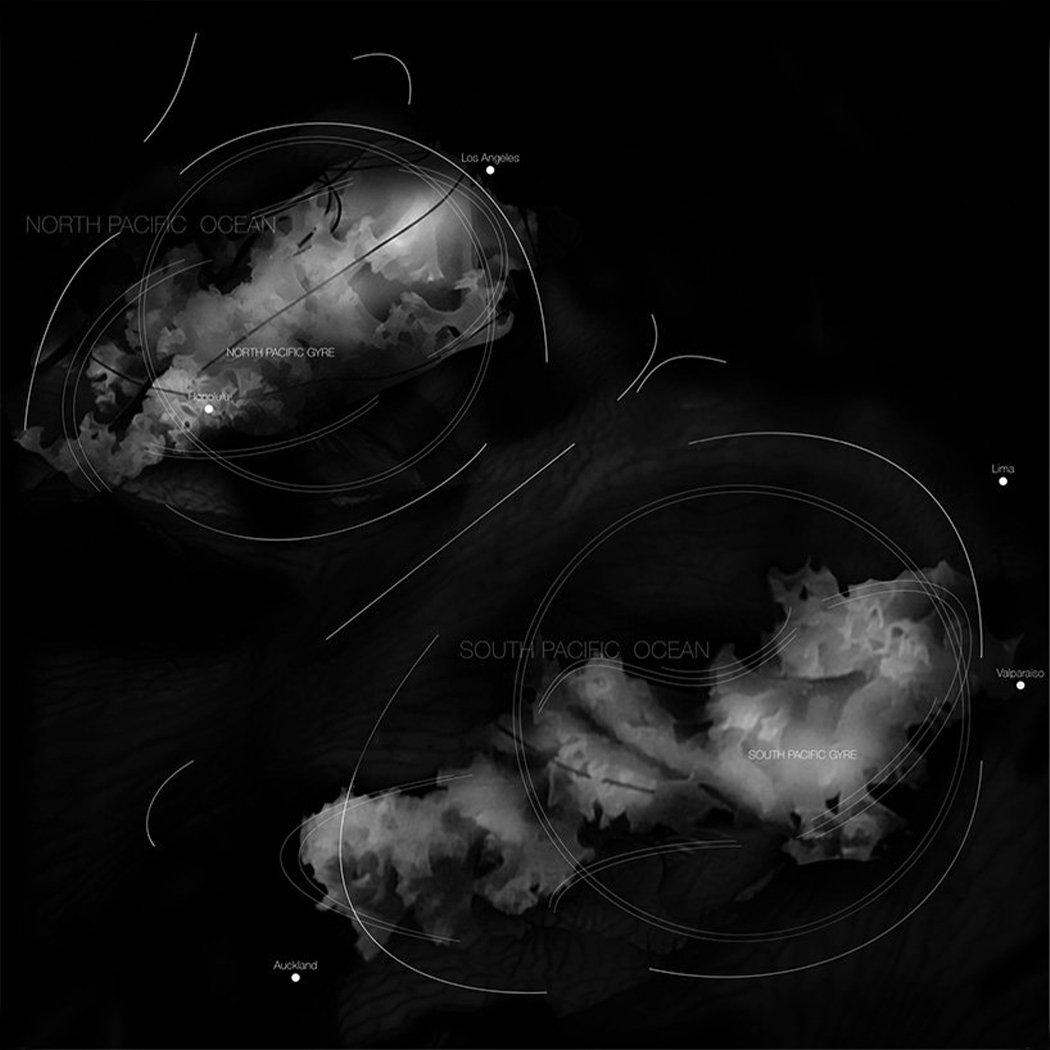 Design，environment protection，Plastic Island，Space，ocean，