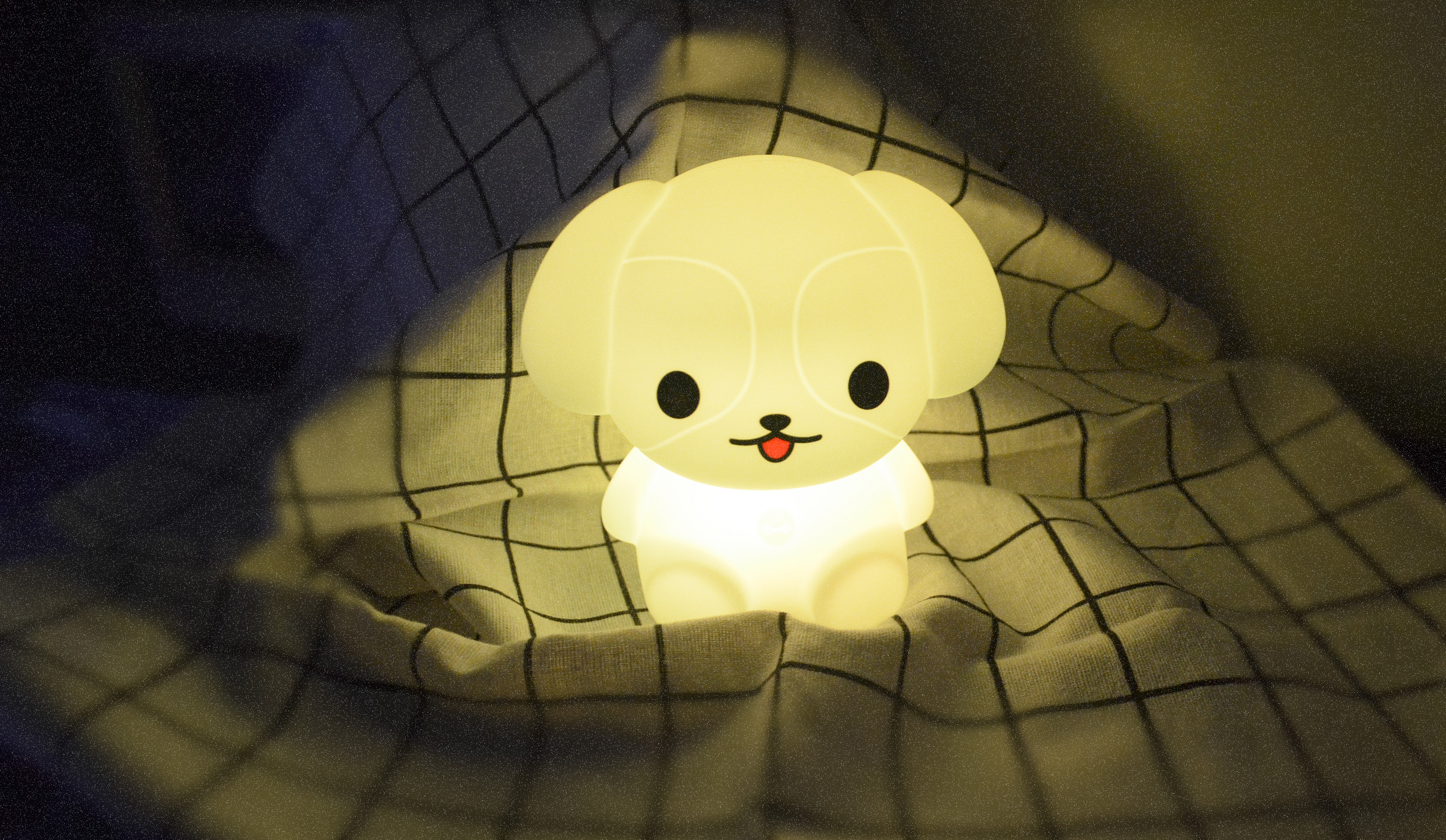 Silicone lamp，product design，cute pet，Night light，