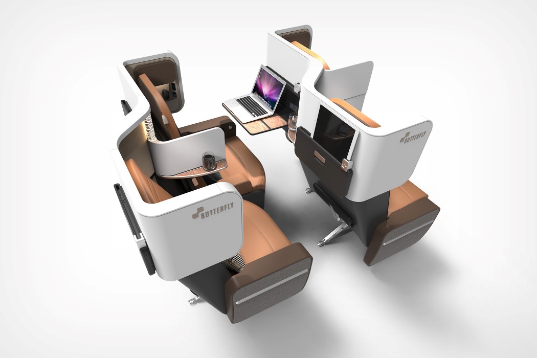 Butterfly seat，Social distance，Covid-19，aircraft，