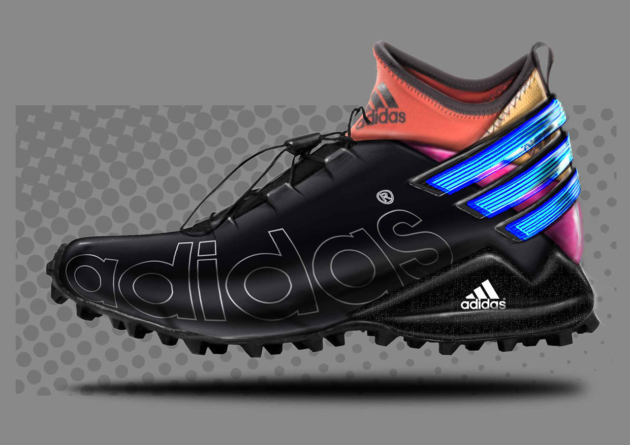 product design，industrial design，sneakers，Hand drawn，modeling，