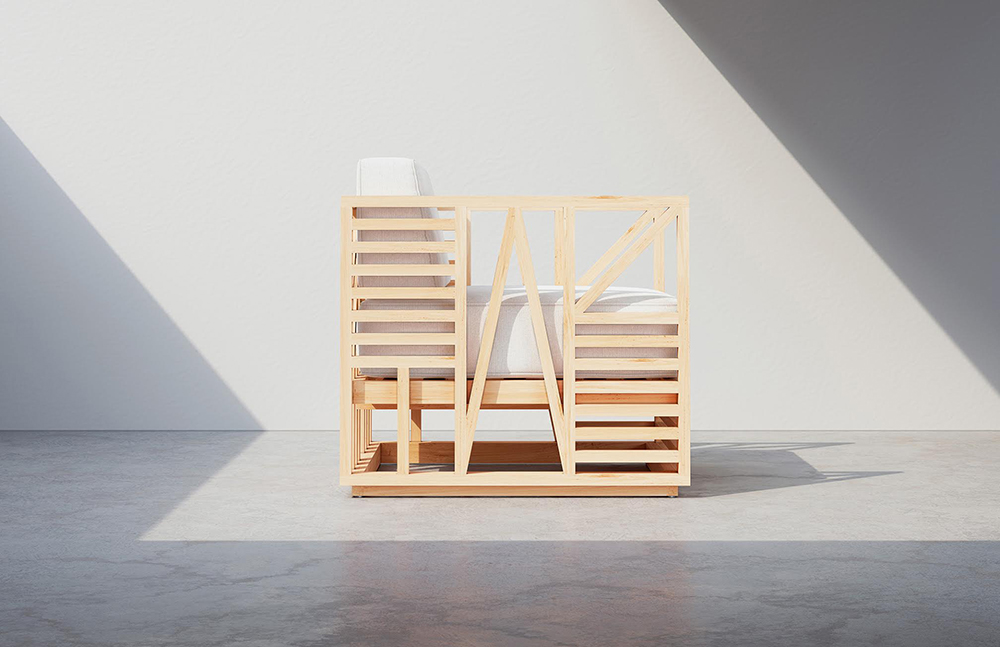 Calamus，Graphic Artist Designer，furniture design ，Bauhaus ，woodiness，Tables and chairs，