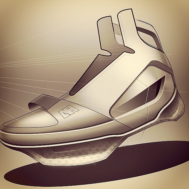 product design，industrial design，sneakers，Hand drawn，modeling，