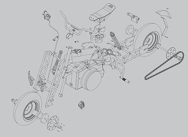product design，industrial design，vehicle，Motorcycle，modularization，