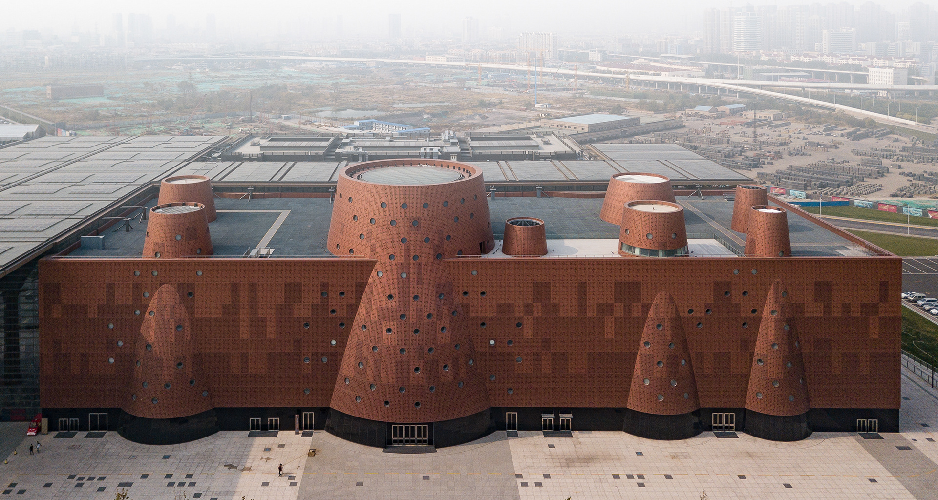 "Science and Technology Museum"，Architecture，Interior design，'art'，ps，Tianjin Binhai science and Technology Museum，