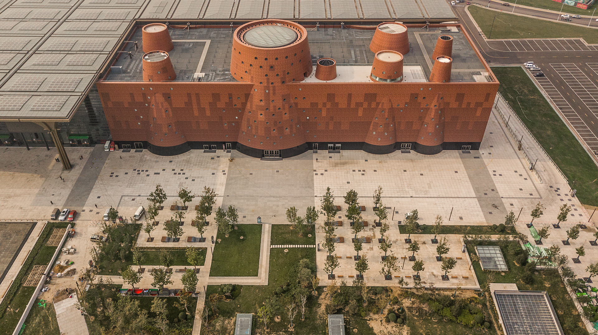 "Science and Technology Museum"，Architecture，Interior design，'art'，ps，Tianjin Binhai science and Technology Museum，