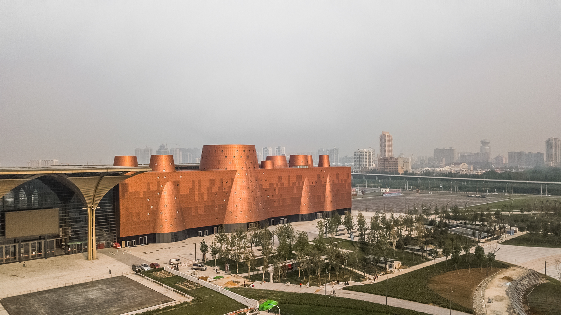 "Science and Technology Museum"，Architecture，Interior design，'art'，ps，Tianjin Binhai science and Technology Museum，