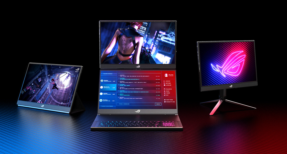 Portable display，Portable Display，ROG XG17，