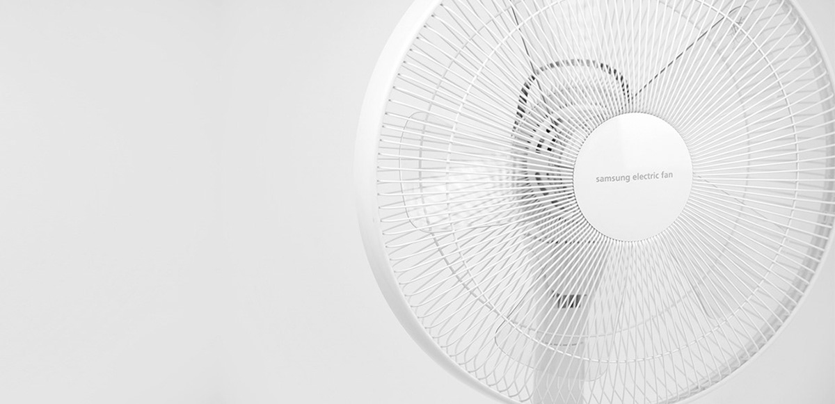 electric fan，pedestal fan，Electric，Samsung，white，
