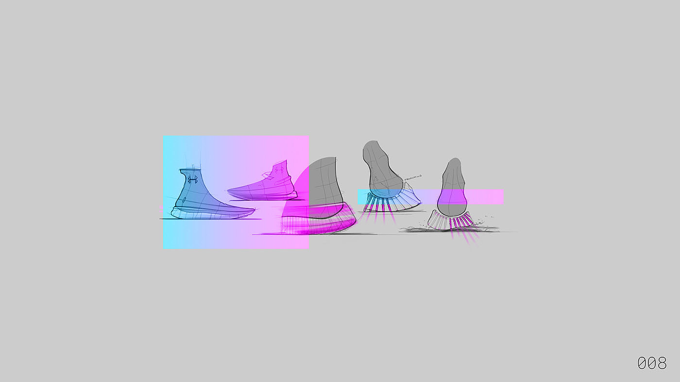sneakers，future，concept，Hand drawn，