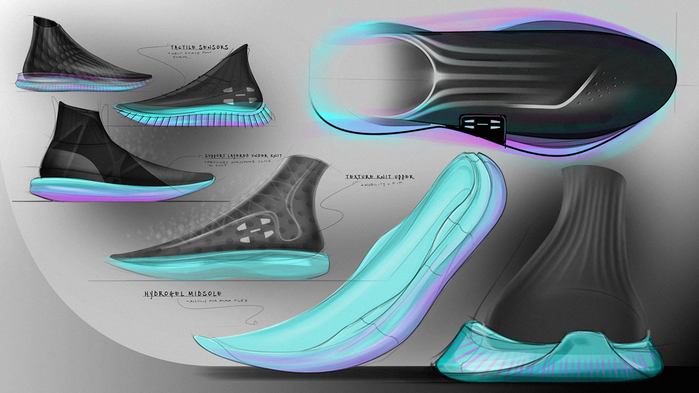 超时空鞋子设计图片
